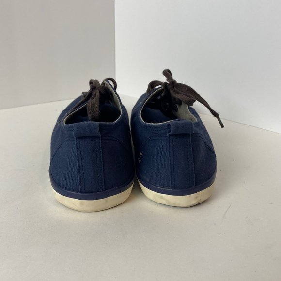 Men's Casual Minimalist Classic Blue Canvas Shoes Size 7.5 - Picture 5 of 6